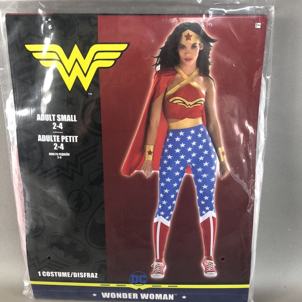 DC Wonder Woman Costume - Red, Blue, Gold